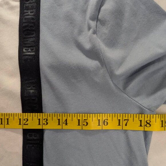 Abercrombie Kids T Shirt 15/16 2 Tone White Blue Short Sleeve Back to School - Picture 6 of 11